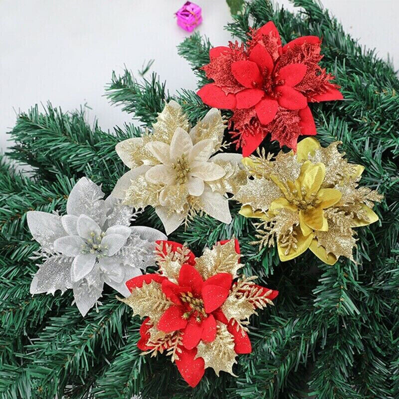 Artificial Flowers Christmas Tree