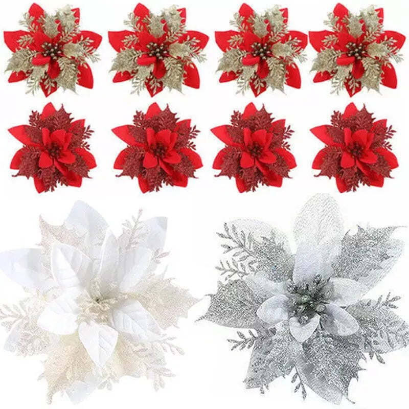 Artificial Flowers Christmas Tree